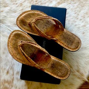 Bernardo Miami Leather Cork sandals size 9